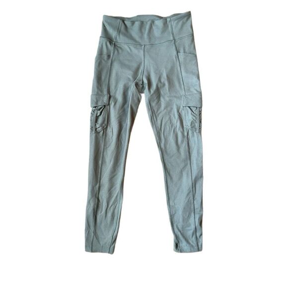 Lululemon Scenic Route 7/8 High-Waisted Cargo Pocket Tight in Sage Green Size 6 - Picture 3 of 7